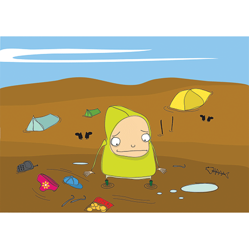 Child at campground